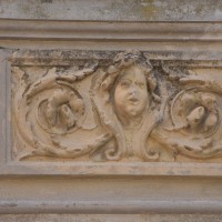 Détail de façade à Buzet