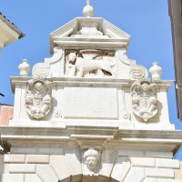 Fronton de la porte de Rovinj
