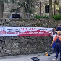 Affiche jazz à Grožnjan