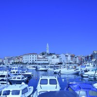 Rovinj in blue